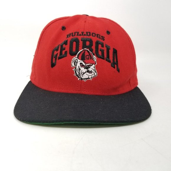 Georgia Bulldogs Football Snapback Trucker Hat Cap Red Nutmeg